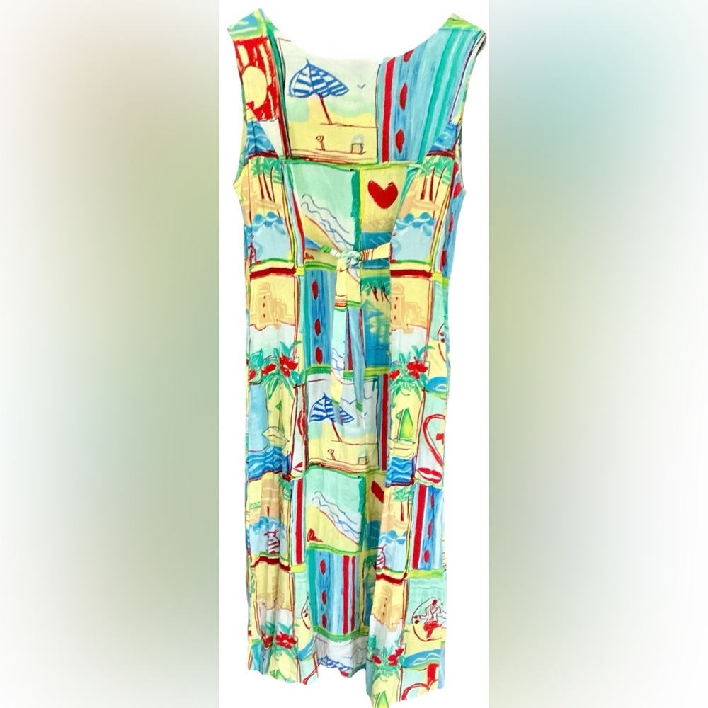 🌸 Jams World Vintage 90s Tropical Sundress 🌴 Festival / Resort Wear, Hawaiian - Picture 4 of 10